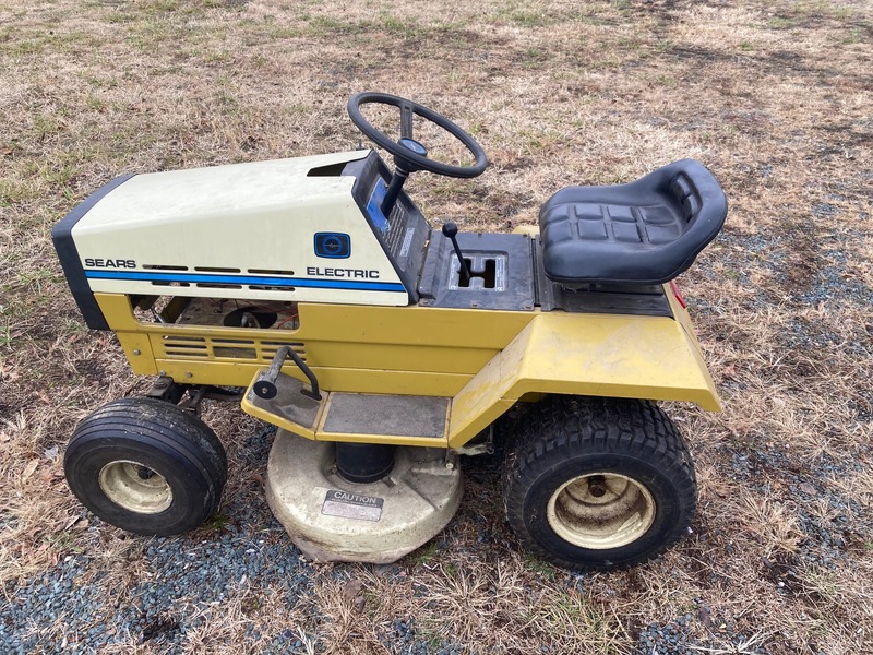 (image for) SEARS Electric Riding Mower